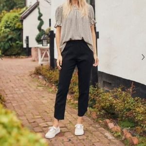 Marine Layer Women's Size M Allison Pant Black Pull On Versatile Classic Pant